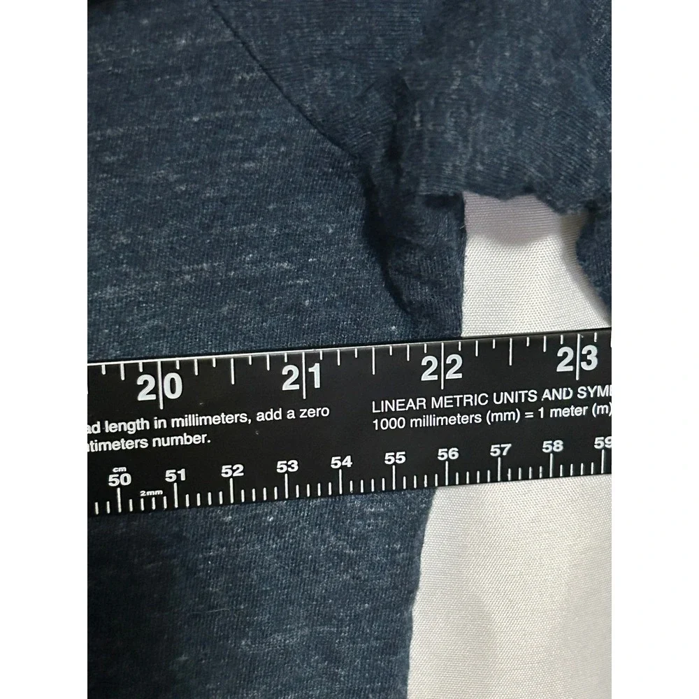 Polo Ralph Lauren Mens Classic Fit V-Neck Long Sleeve‎ T-Shirt Navy Blue Large